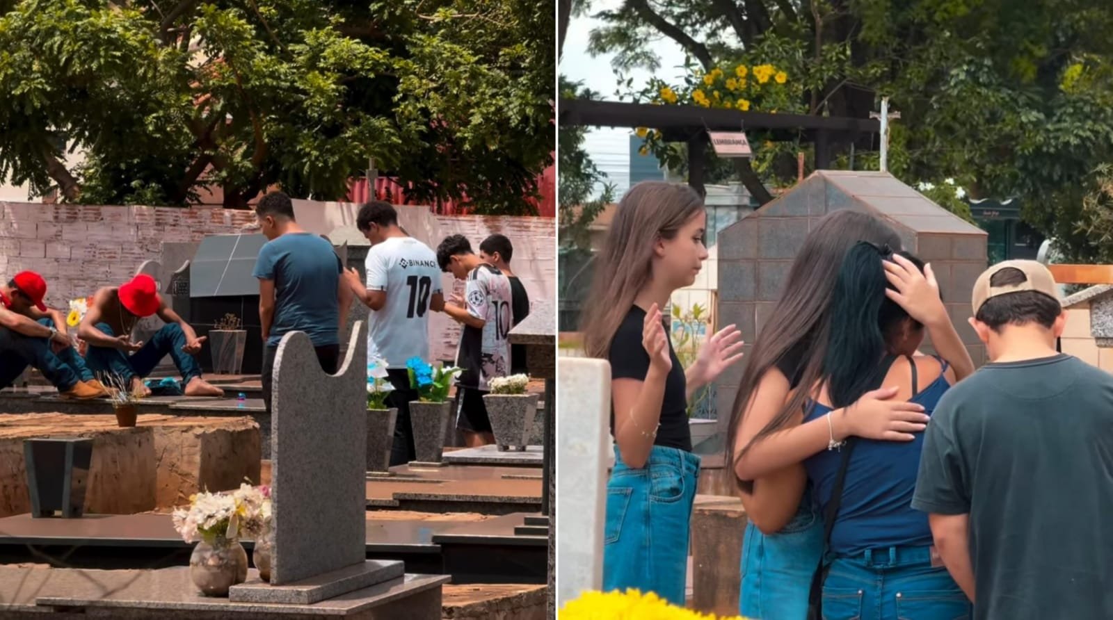 Adolescentes evangelizaram em cemitério no Dia de Finados: “Levaram o amor de Jesus”