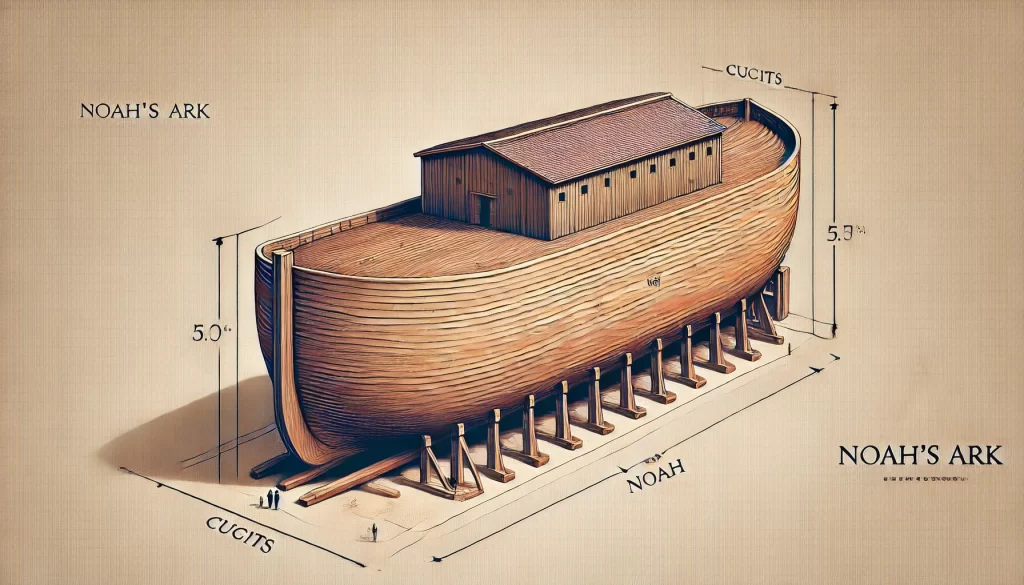 Esquema-ilustrativo-das-dimensoes-da-arca-de-Noe-1024x585 Animais na Arca de Noé: O Que a Bíblia nos Ensina?
