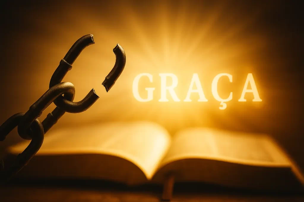 Corrente-quebrada-com-a-palavra-graca-iluminada-ao-fundo-1024x682 Santidade Negociada: A Relativização do Pecado na Igreja Moderna