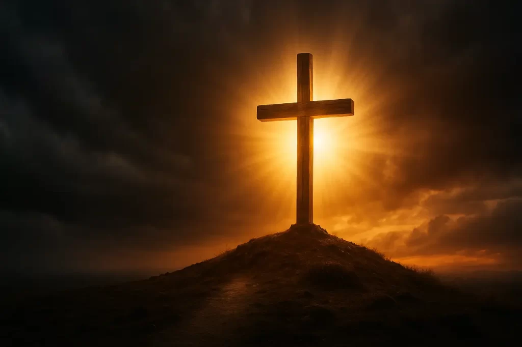 Cruz-iluminada-simbolo-da-fe-perseverante-em-Cristo.-1-1024x682 Apostasia: O Que É, O Que a Bíblia Ensina e Como Evitá-la