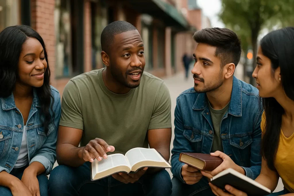 Foto-representativa-de-evangelismo-urbano-ou-discipulado-de-pequenos-grupos-1024x682 🕊️ Católicos em Queda: O Impacto do Censo 2022 para a Igreja