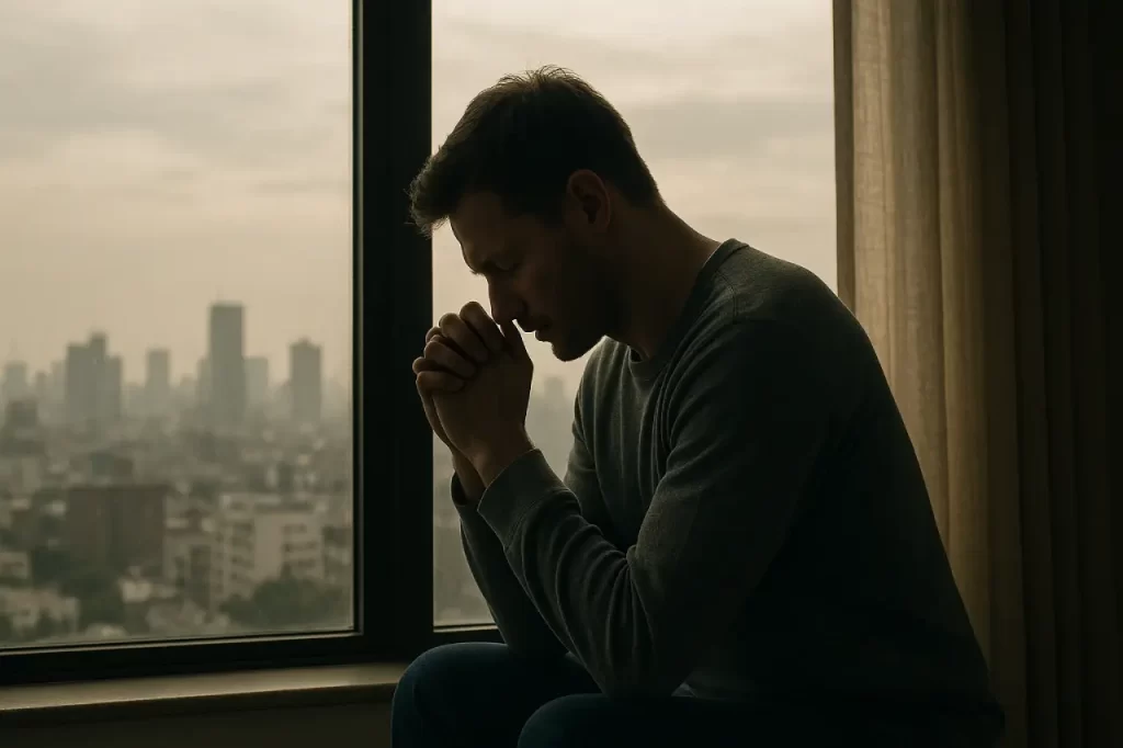 Cristao-aguardando-com-fe-a-vinda-de-Jesus-em-meio-ao-caos-do-mundo-1024x682 🕊️ Como Esperar a Volta de Cristo em um Mundo Caótico