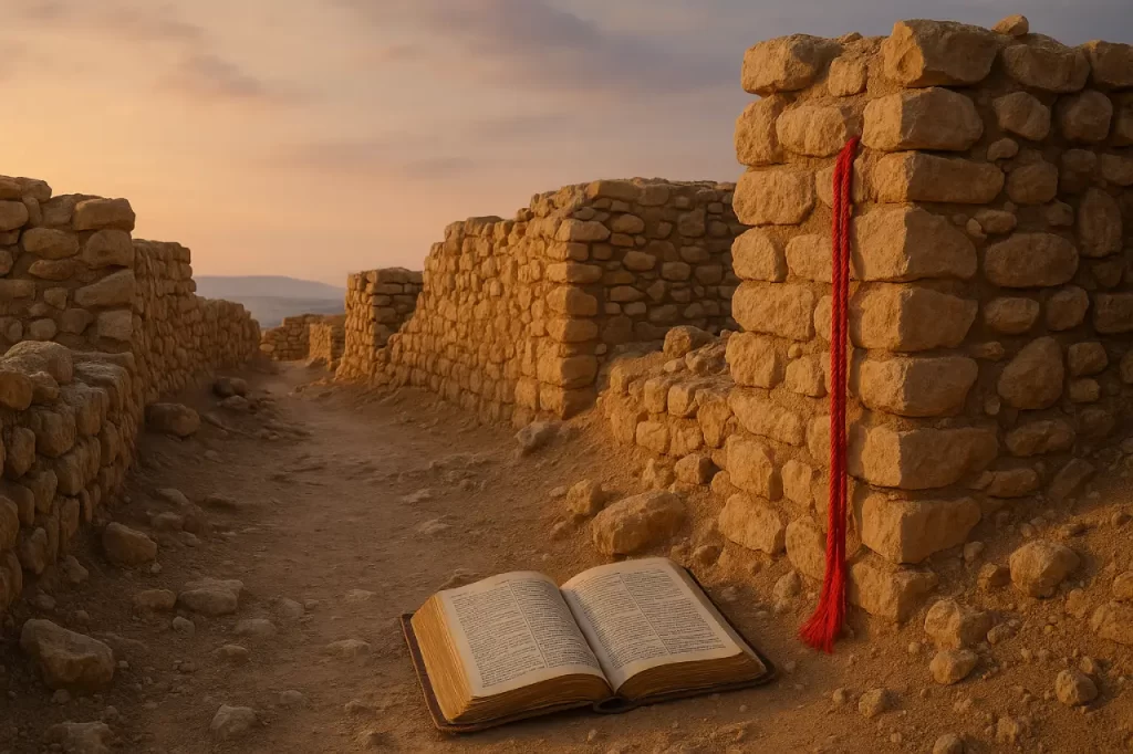 O-sinal-do-cordao-escarlate-que-representou-salvacao-para-a-casa-de-Raabe-1024x682 🌾 Raabe: A Prostituta que se Tornou Exemplo de Fé e Redenção