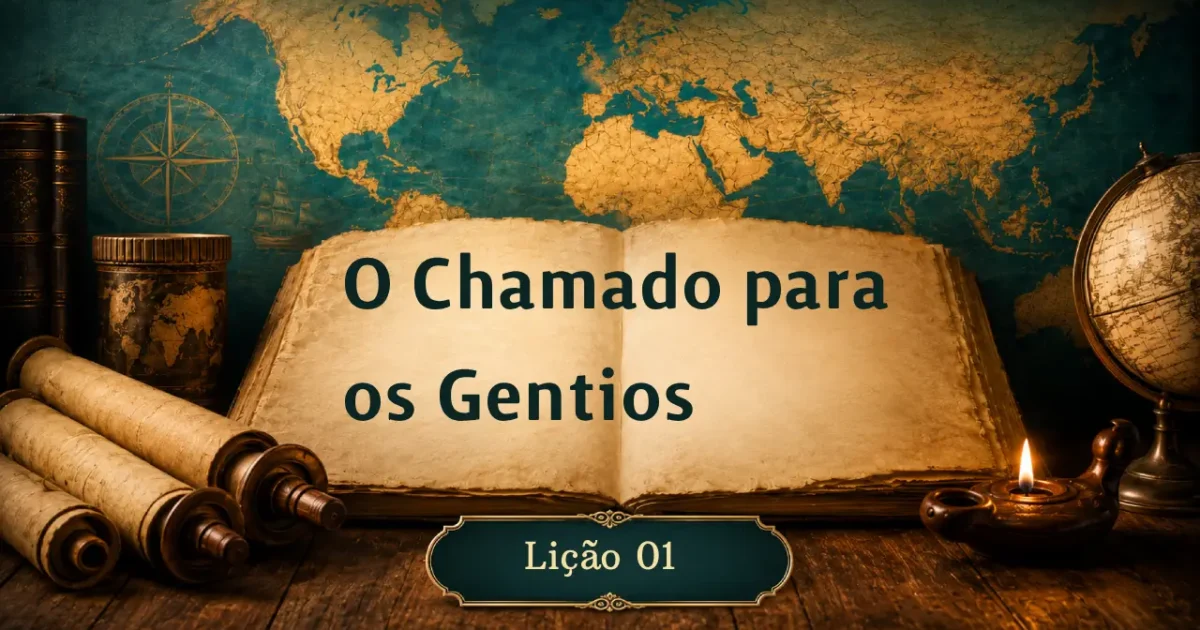 Lição 01: O Chamado para os Gentios | 3º Trimestre de 2026 | EBD ADULTOS