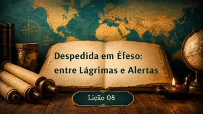 Lição 08: Despedida em Éfeso: entre Lágrimas e Alertas | 3º Trimestre de 2026 | EBD ADULTOS