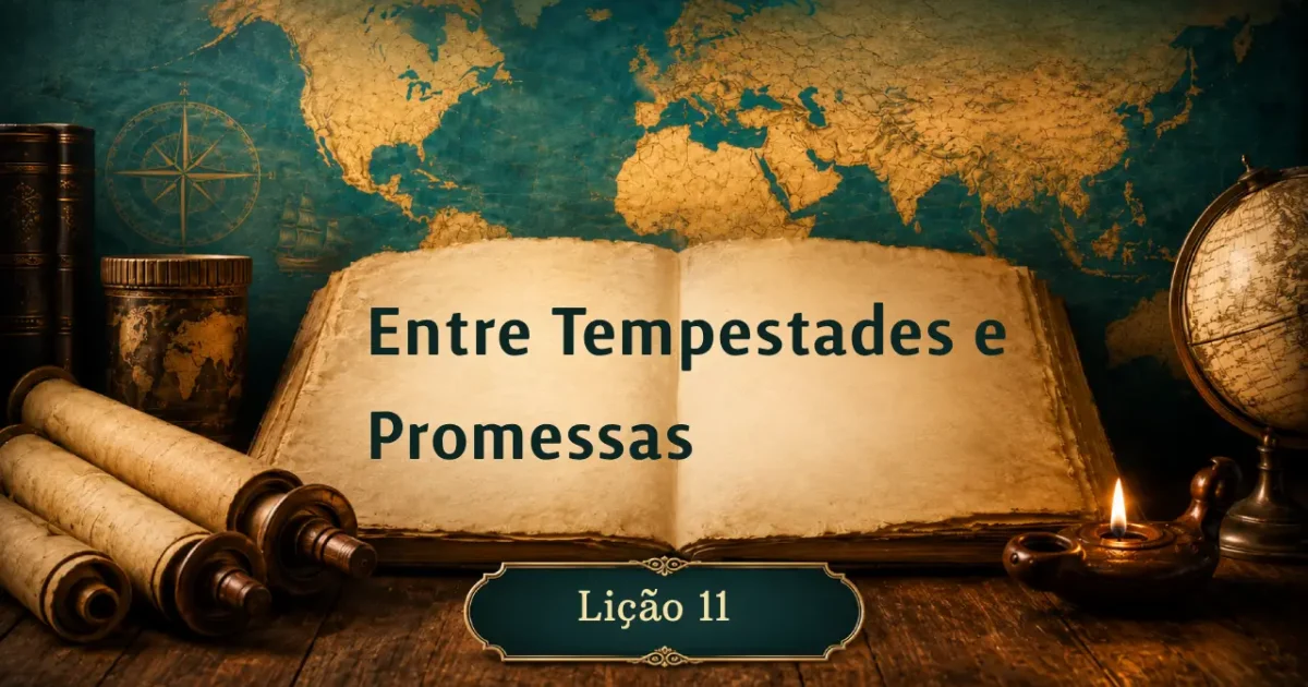 Lição 11: Entre Tempestades e Promessas | 3º Trimestre de 2026 | EBD ADULTOS